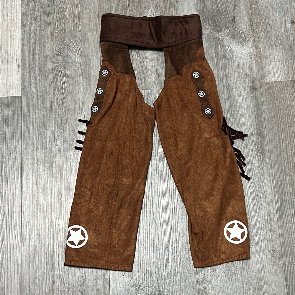 Cowboy toddler costume Chaps with Star Accents